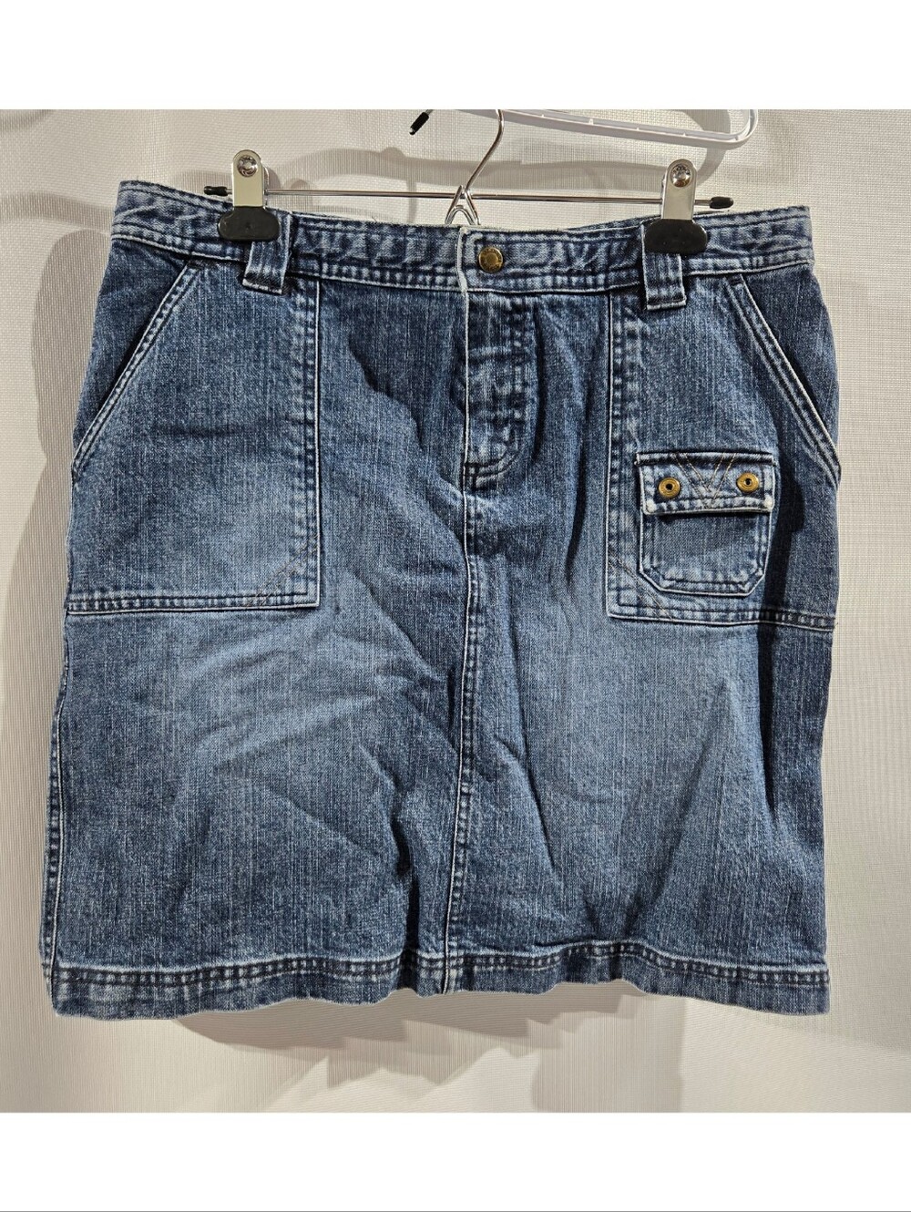 Columbia XCO Jean Skirt Sz 10 EUC!